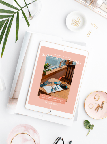 SEO Tagline freebie for popup