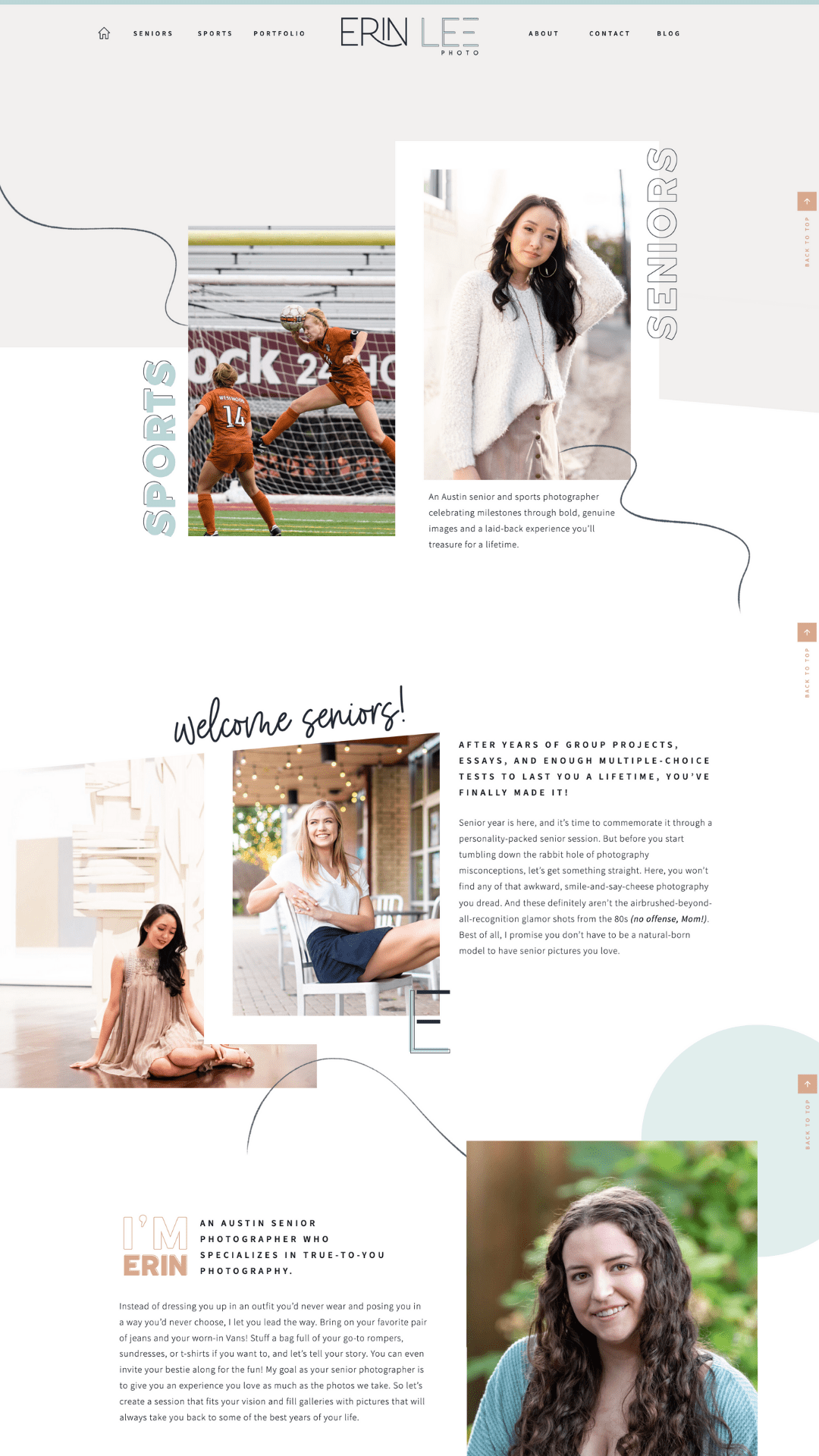 Erin Lee Photography copywriting for photographers client of The Write Lens