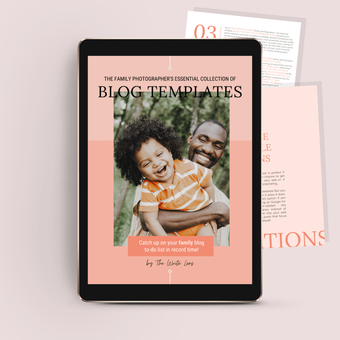 The Family Photographer’s Essential Collection of Blog Post Templates