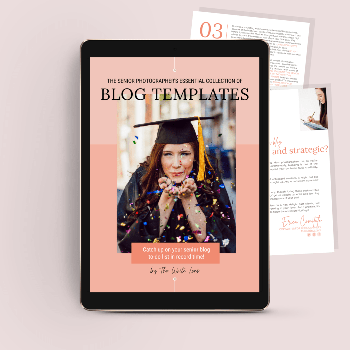 The Senior Photographer’s Essential Collection of Blog Post Templates