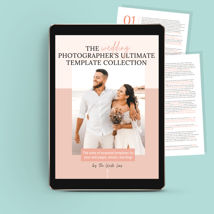 The Complete Wedding Photographer’s Template Collection​