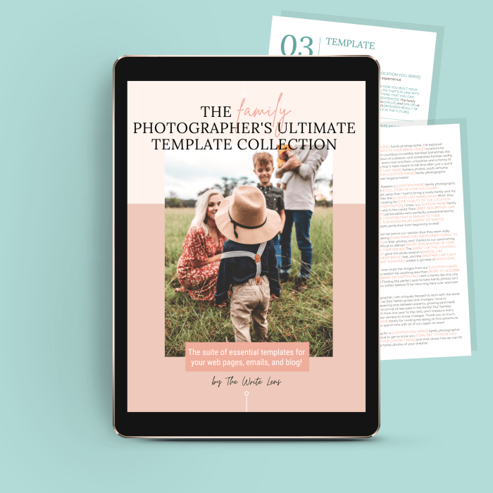 The Complete Family Photographer’s Template Collection​